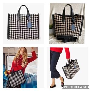 ✨Like New Kate Spade Manhattan Houndstooth Large Tote